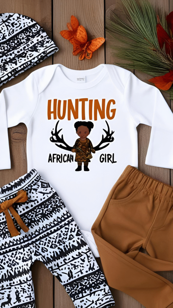 which baby girl hunting clothes are perfect for her first adventure?